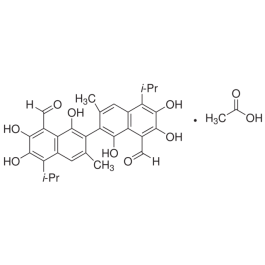 阿拉丁/Aladdin 醋酸棉酚，G107461-1g CAS：12542-36-8，≥97%(HPLC)，1g/瓶 售卖规格：1瓶
