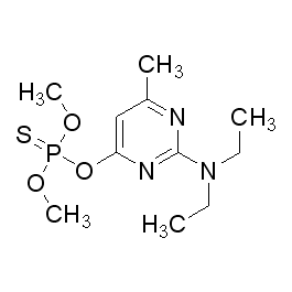 阿拉丁/Aladdin 甲基嘧啶磷标准溶液，P115117-1ml CAS:29232-93-7,analytical standard,100ug/ml,u=2%,in acetone 售卖规格：1000微升/瓶