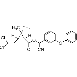 阿拉丁/Aladdin 氯氰菊酯标准溶液，C109863-1ml CAS:52315-07-8,analytical standard,10ug/ml,u=6%,in petroleum ether 售卖规格：1000微升/瓶