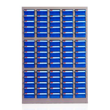 盛悦欣美 零件柜,75抽蓝色无门，尺寸(长×宽×高):650×220×940mm 售卖规格：1个