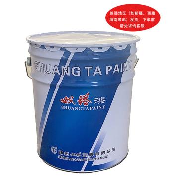 双塔/SHUANG TA 丙烯酸聚氨酯漆，丙烯酸聚氨酯漆，蓝，B161，18kg/桶+3kg 售卖规格：18公斤/桶