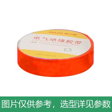 德力西DELIXI PVC电气胶带 0.15mm*17mm*20米 红色，PVCPT0151720R