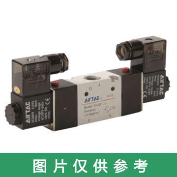 亚德客/AirTAC 双控3通电磁阀，3V120-06-C AC110 售卖规格：1个