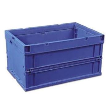 环球 可折叠周转箱，尺寸(mm)：650*440*245，蓝色，不含箱盖