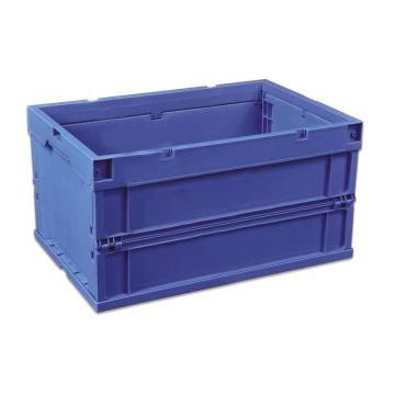 环球 可折叠周转箱，尺寸(mm)：650*440*330，蓝色，不含箱盖