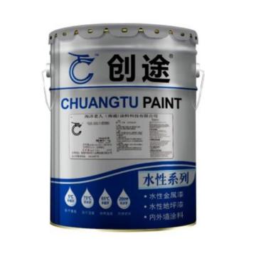 创途/CHUANGTU 水性沥青漆，水性沥青漆，黑色，20kg/桶 售卖规格：20公斤/桶