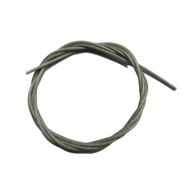 功成狮 包塑钢丝绳，HMWB0037 镀锌钢丝绳Φ2mm 包塑后Φ3mm 售卖规格：1米