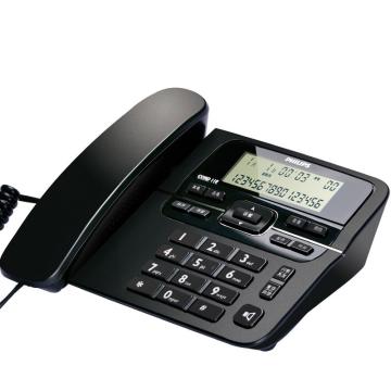 飞利浦来电显示电话机，CORD118 单位：台 黑色