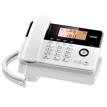 步步高 电话机，HCD007(218)TSD 来电显示电话机 白色 售卖规格：1台