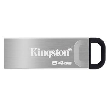 金士顿/Kingston U盘，DTKN 64GB USB 3.2 Gen 1 金属外壳 读速200MB/s 售卖规格：1片