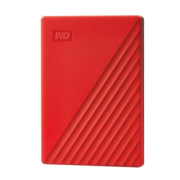西部数据/WD 移动硬盘，WDBYVG0010BRD 1TB USB3.0移动硬盘My Passport随行版 2.5英寸 红色 售卖规格：1片