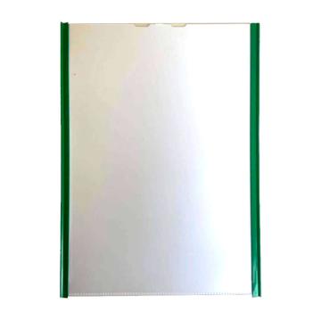 帛拉 翻页式磁性文件袋，A4，外框319×230mm，纵向，绿色，71101G 售卖规格：1套
