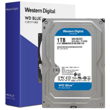 西部数据/WD 台式机械硬盘，WD10EZEX 1TB SATA6Gb/s 7200转64MB 售卖规格：1个