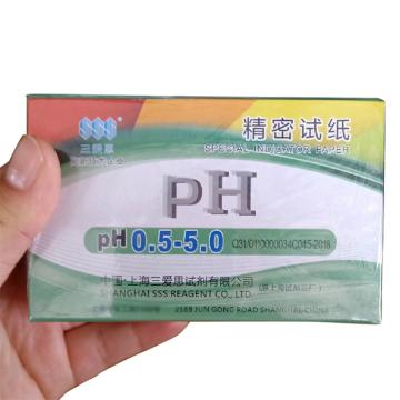 三爱思 PH精密试纸，0.5-5.0，101203 售卖规格：20本/盒