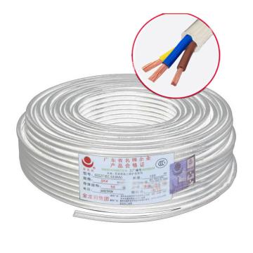 金龙羽 多芯软电线，RVV-4*2.5+1*1.5 白色 10卷起订 售卖规格：100米/卷