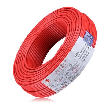 金龙羽 单芯硬线，BV-4mm² 红色 售卖规格：100米/卷