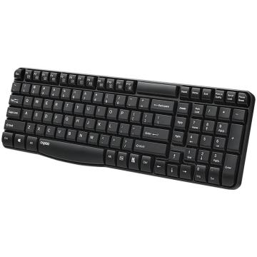 雷柏/Rapoo 无线单键盘，E1050 黑色 售卖规格：1个