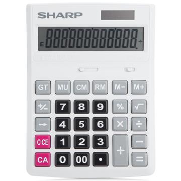 夏普/Sharp 常规商务办公计算器，CH-D12 WH (白色) 售卖规格：1个