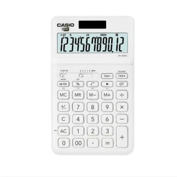 卡西欧/CASIO 常规商务办公计算器，JW-200SC-WE 白色 售卖规格：1个