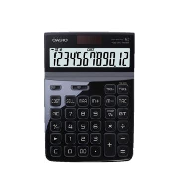 卡西欧/CASIO 大型计算器，DW-200TW-BK 晶砂黑色 售卖规格：1个