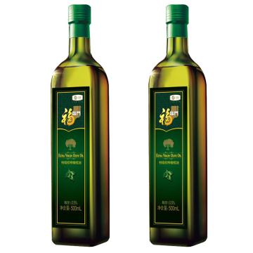 福临门 特级初榨橄榄油礼盒，500ml*2 中粮出品 （一件代发）