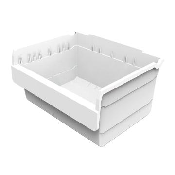 力王 货架物料盒，SF3420,白色 300×400×200mm,全新料,5个/箱,不含分隔片 售卖规格：1个
