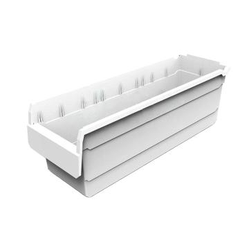 力王 货架物料盒，SF6220,白色 600×200×200mm,全新料,10个/箱,不含分隔片 售卖规格：1个
