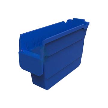 力王 货架物料盒，300*100*200mm，全新料，不含分隔片，SF3120-蓝色，单位：个