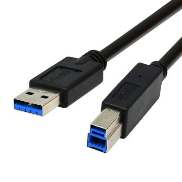 酷比客 USB3.0打印线，LCCPUSB3AMBMBK-3M /USB/AM-BM/黑色/3M 售卖规格：1条