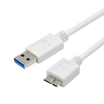 酷比客 USB3.0轉接線，LCCPUSB3AMCWH-3M /USB/AM-Micro/白色/3M 售卖规格：1条