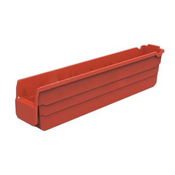 力王 货架物料盒，SF6115,红色 600×100×150mm,全新料,20个/箱,不含分隔片 售卖规格：1个