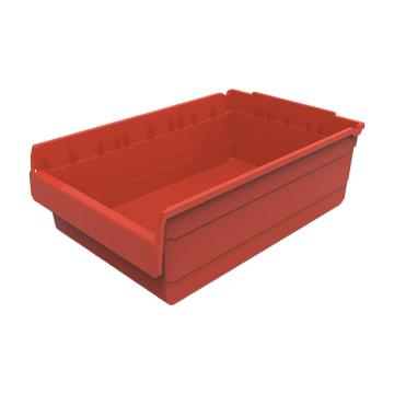 力王 货架物料盒，SF6420,红色 600×400×200mm,全新料,5个/箱,不含分隔片 售卖规格：1个