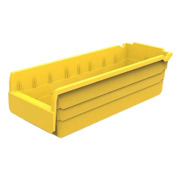 力王 货架物料盒，SF5215,黄色 500×200×150mm,全新料,10个/箱,不含分隔片 售卖规格：1个