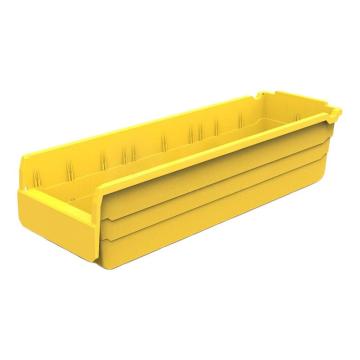 力王 货架物料盒，SF6215,黄色 600×200×150mm,全新料,10个/箱,不含分隔片 售卖规格：1个