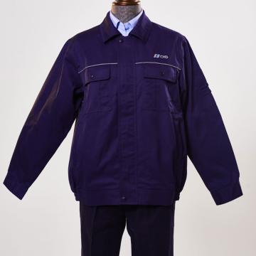 蒂尔玛 秋季工作服套装，海蓝色（可选），100%棉线卡，HTQZ001 1套