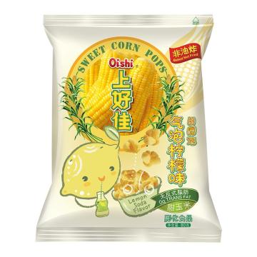 上好佳 休闲零食，田园泡气泡，80g*12袋 柠檬味 售卖规格：1箱