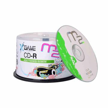 麦克赛尔/MAXELL CD-R光盘，M2系列48速700M 刻录光碟 空白 可打印光盘 桶装50片 售卖规格：1筒