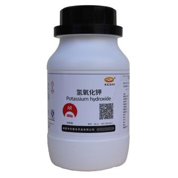 科试 氢氧化钾，05.001.1837 CAS：1310-58-3，AR，片状，90%，500g/瓶（塑瓶），20瓶/箱 售卖规格：1箱