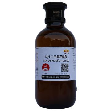科试 N,N-二甲基甲酰胺，05.001.0104 CAS：68-12-2，AR，99.5%，500ml/瓶（玻瓶），20瓶/箱 售卖规格：1箱