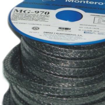 MONTERO 石墨高碳纤维角线高温耐磨泵用盘根，MG-970盘根16*16 ，5的倍数起订 售卖规格：1公斤