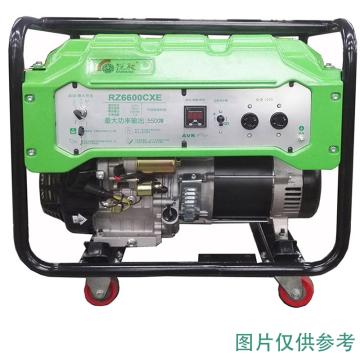 锐孜/SHRAISE 汽油发电机，RZ6600CX 5.0KW，220V，手启动 售卖规格：1台