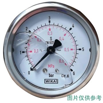 威卡/WIKA 压力表，233.50.063 0-0.4MPa M14*1.5,轴向偏心,充液 售卖规格：1个