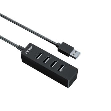 宏碁/ACER 集线器，A404-0.2 USB2.0扩展器转换接头多功能HUB 0.2米 长条形 售卖规格：1盒