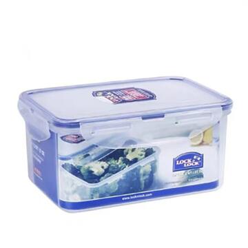 乐扣乐扣塑料保鲜盒，长方形家用大容量微波炉冰箱保鲜盒 HPL815D-CHS 1.1L