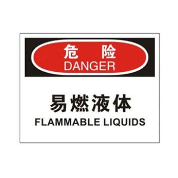 Blive 火灾消防类危险标识危险-易燃液体，自粘性乙烯，250×315mm，BL-S-32036 售卖规格：1包
