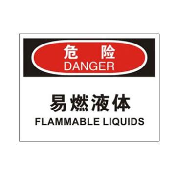 Blive 火灾消防类当心标识-易燃液体，自粘性乙烯，250×315mm，BL-S-31910 售卖规格：1包