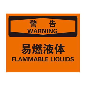 Blive 火灾消防类危险标识危险-易燃液体，PP板，250×315mm，BL-PP-33174 售卖规格：1包