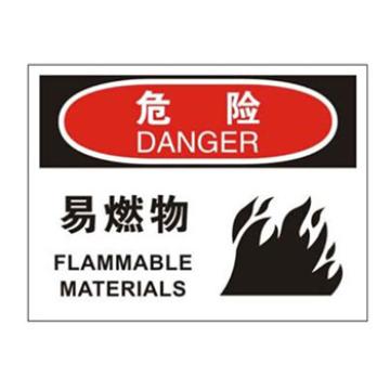 Blive 火灾消防类危险标识危险-易燃液体，1mm铝板，250×315mm，BL-AL-33068 售卖规格：1包