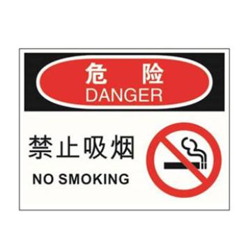 Blive 火灾消防类当心标识-禁止吸烟，PP板，250×315mm，BL-PP-33123 售卖规格：1包