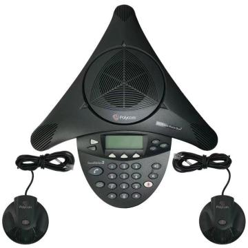 博诣/Poly 商务电话机，八爪鱼 模拟话机soundstation 2扩展型 适用大型会议室 售卖规格：1套
